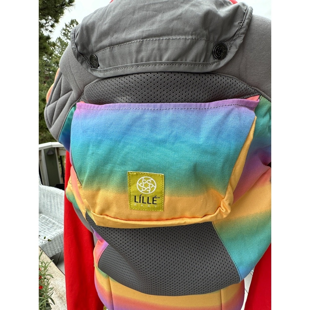 RARE Rainbow LilleBaby Carryon Airflow DLX Carrier Toddler Baby MYSTIC Pride - Picture 14 of 16